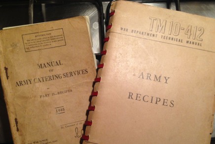 VE Day Dinner from the US Army Cook Book
